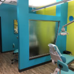 Amazing Smiles dental office building exam room privacy screen