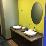 Amazing Smiles dental office building restroom sinks