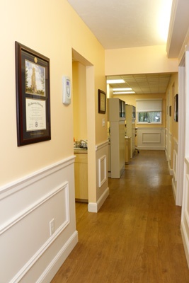 dental office hallway