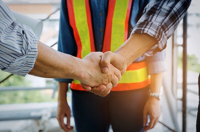 people shaking hands