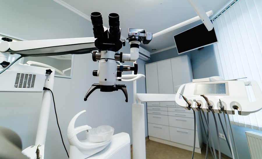 New dental office treatment room.