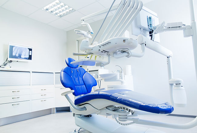 Well designed and spacious dental office exam station