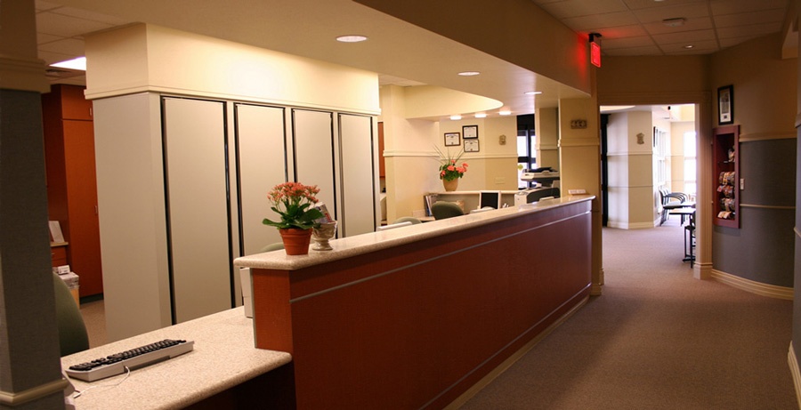 remodeled Dental Office waiting room