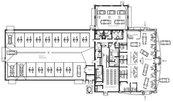 Car Showroom Design Floor Plan Images